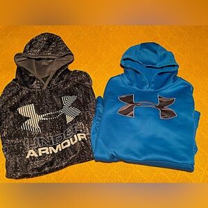 Under Armour Hoodie, Youth Large, Bundle Of 2